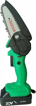 Пила цепная аккумуляторная ZITREK GreenSaw 20 Extra power (20В, 3Ач Li-ion аккум. 1шт, 1,5Ач Li-ion аккум. 1шт, ЗУ) 082-1851