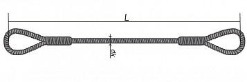Строп канатный петлевой