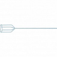 Миксер для гипсовых смесей, 80 х 530 мм, оцинкованный, шестигранный хвостовик 8 мм Matrix