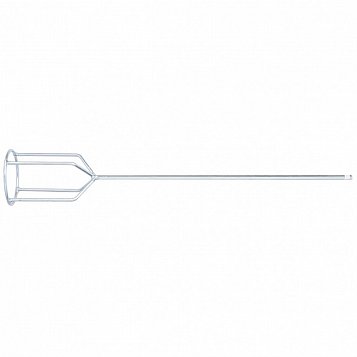 Миксер для гипсовых смесей, 100 х 590 мм, оцинкованный, шестигранный хвостовик 8 мм Matrix