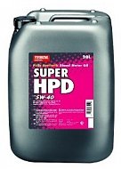 Масло дизельное TEBOIL Super HPD SAE 5W-40 (Синтетика, 20L)